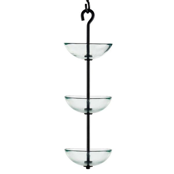 Clear Triple Hanging Poppy Feeder