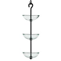 Clear Triple Hanging Poppy Feeder-COURM38420000