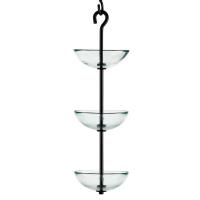 15.25 Inch Clear Triple Hanging Poppy Feeder-COURM384200000