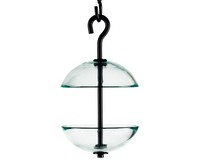 8.5 Inch Clear Double Hanging Poppy Feeder-COURM38520000