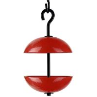 Ruby Red Double Hanging Poppy Feeder-COURM38520076
