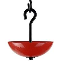 Ruby Red Single Hanging Poppy Feeder-COURM38620076