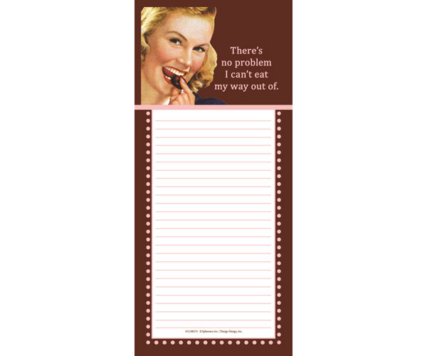 I Can't Eat My Way Out of Shopping List Pad