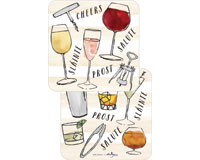 Wine Cheer Paper Coasters-DESIGN74807442