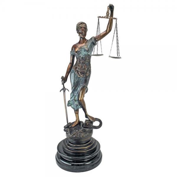 Table Top Themis Blind Justice Bronze plus freight