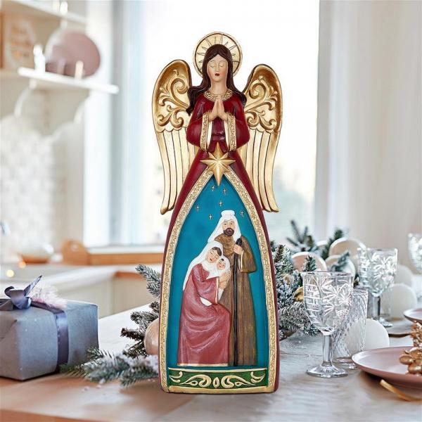 Holy Family Christmas Angel Nativity Statue plus freight