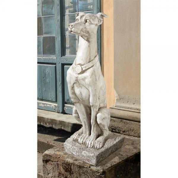Art Deco Whippet Sentinel Statue plus freight