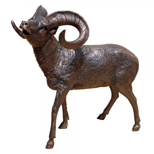 Big Horn Sheep Bronze Statue plus freight