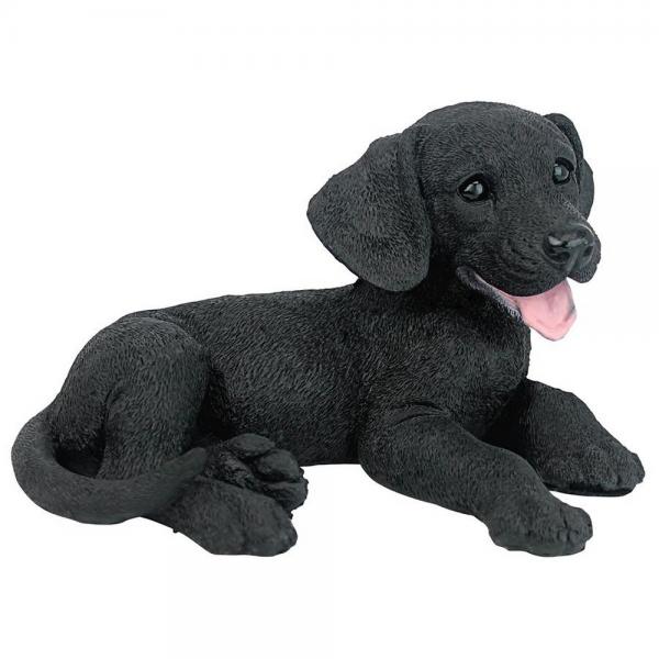 Black Labrador Puppy Statue plus freight