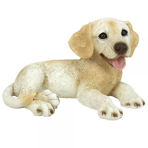 Yellow Labrador Puppy Statue plus freight