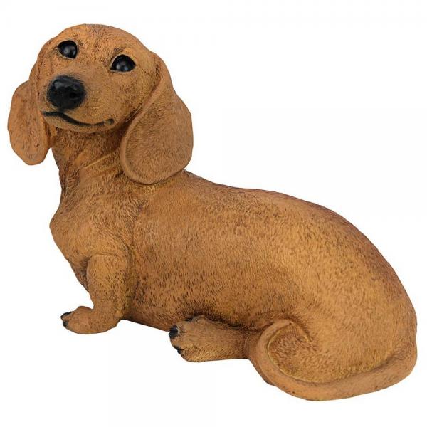Brown Dachshund Puppy Statue plus freight