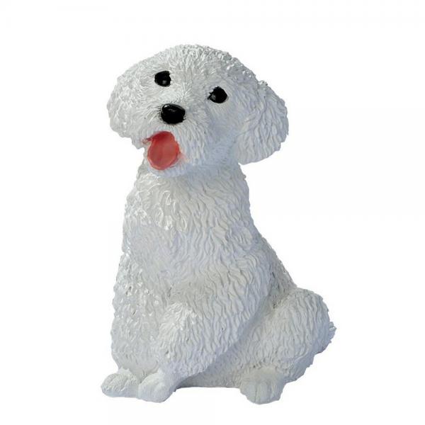 White Poodle Puppy Statue plus freight