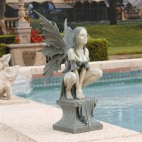 Fairy Winged Large Perilous Perch Statue plus freight-DTCL5047
