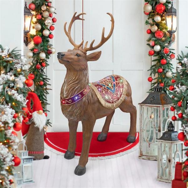 Santas North Pole Illuminated Reindeer plus freight