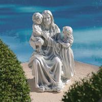 Jesus Loves The Little Children Statue plus freight-DTDB32131
