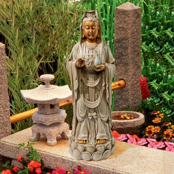 Standing Guan Yin Asian Goddess Statue plus freight