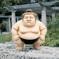 Large Basho The Sumo Wrestler Statue plus freight-DTDB4300