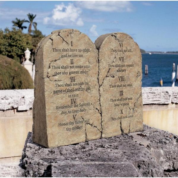 Ten Commandments Tablets plus freight