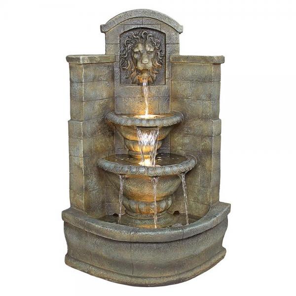 Saint Remy Lion Corner Fountain plus freight
