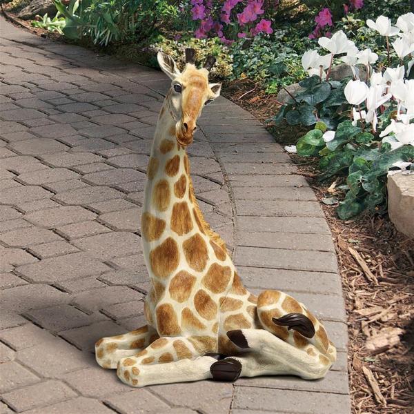 Zari The Resting Giraffe Statue Large plus freight