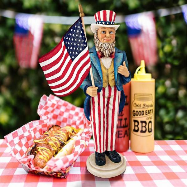 Uncle Sam Yankee Doodle Dandy Statue plus freight