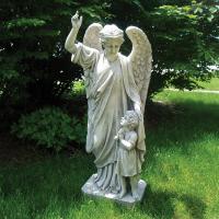 Guardian Angel Childs Prayer Statue plus freight-DTEU33861