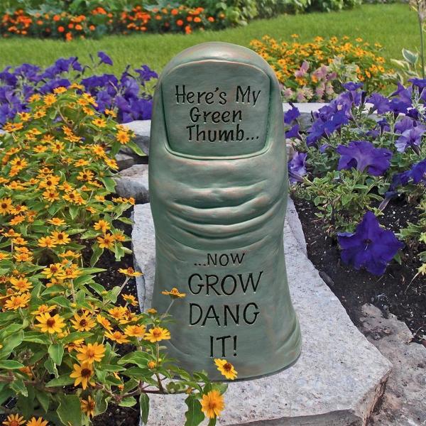 Horticulturists Green Thumb Statue plus freight