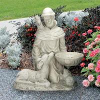 St Francis Feeding The Animals Statue plus freight-DTEU40076