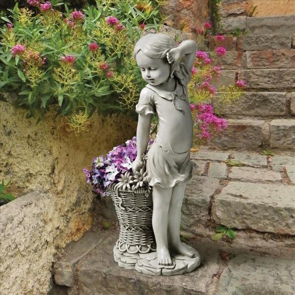 Frances The Flower Girl Statue plus freight