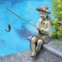 Small Nellies Big Catch Statue plus freight-DTEU9305