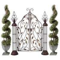 Princess Entryway Metal Garden Gate plus freight-DTFU71435