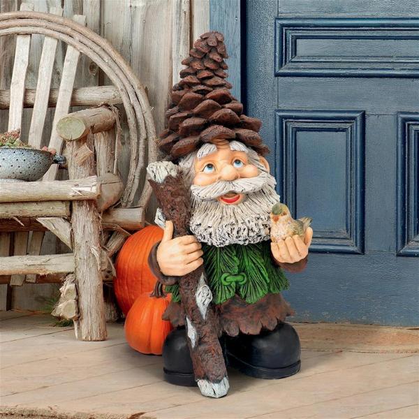 Pinecone Percy Woodland Gnome Statue plus freight