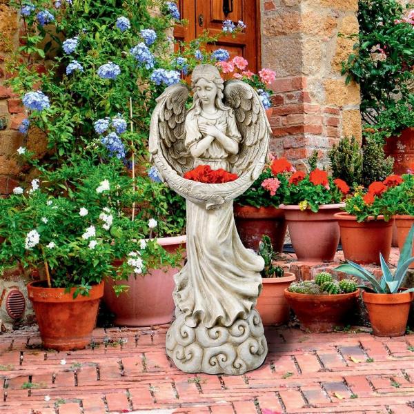 Surrounded By Wings of Love Angel Dish Statue plus freight