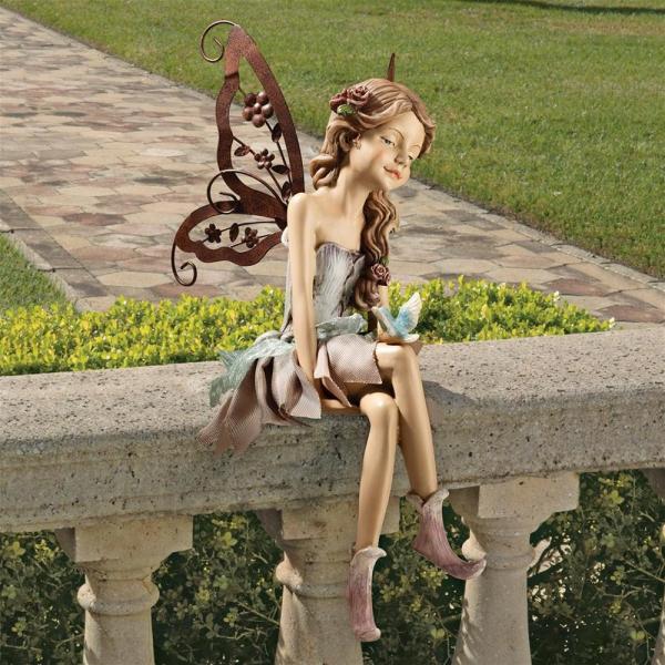 Fannie The Fairy Sitting Statue plus freight