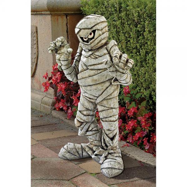 Wrapped Too Tight Garden Mummy Statue plus freight