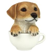 Pup In Cup Yellow Lab plus freight-DTHT8730