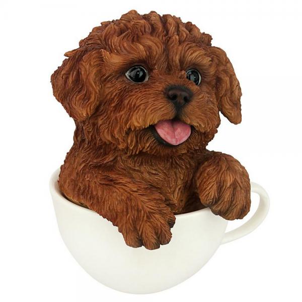 Pup In Cup Red Poodle plus freight
