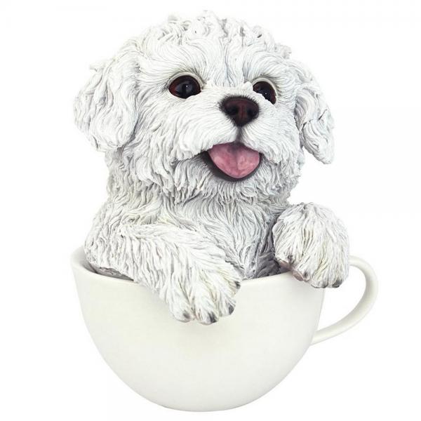 Pup In Cup White Maltese plus freight