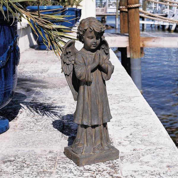 Angels Message Statue French Iron Finish plus freight