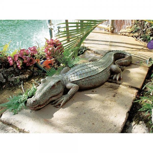 Swamp Beast Crocodile Statue plus freight
