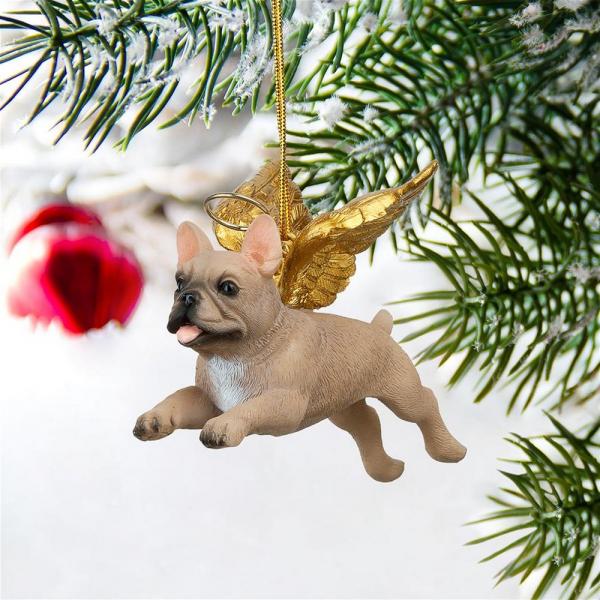 Angel French Bull Ornament plus freight