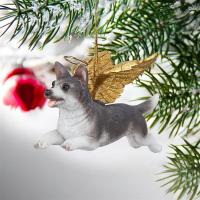 Angel Siberian Husky Ornament plus freight-DTJH170720
