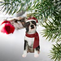Boston Terrier Ornament plus freight-DTJH576302