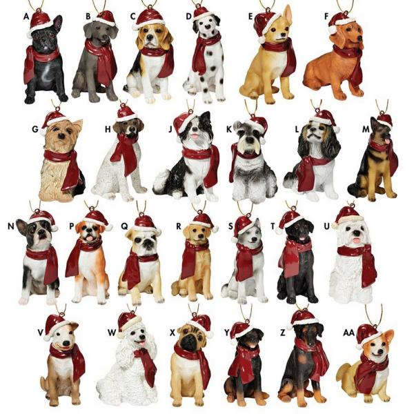 Set of All 25 Dog Ornaments plus freight