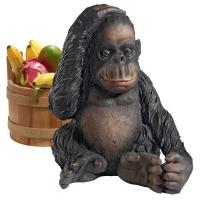 Curly The Chimpanzee Statue plus freight-DTJQ3551