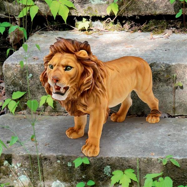 Panthera Lion King of The Savanna Statue plus freight