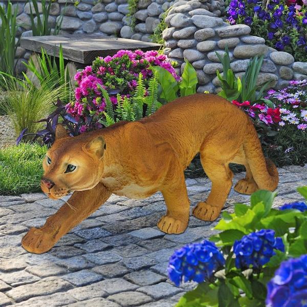 Prowling Mountain Cougar Statue plus freight