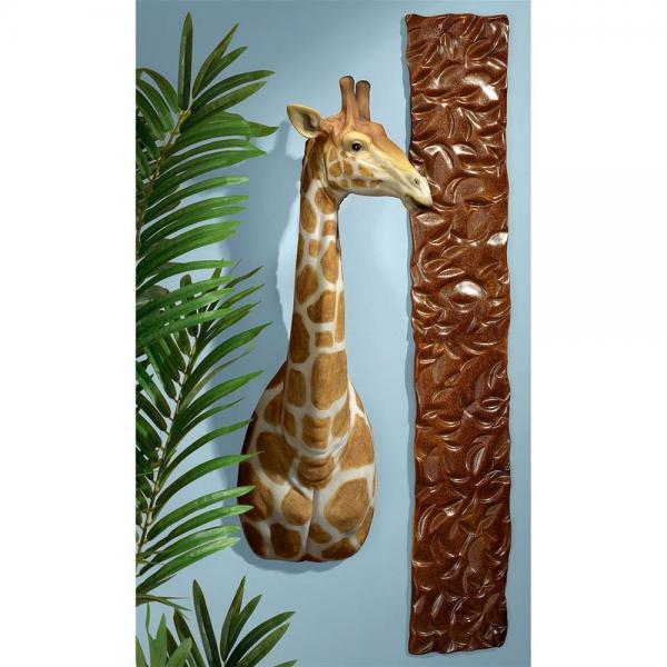 African Savanna Giraffe Wall Sculpture plus freight