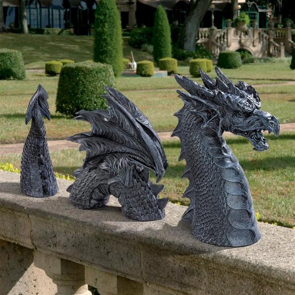 Dragon of Falkenberg Castle Moat Statue plus freight