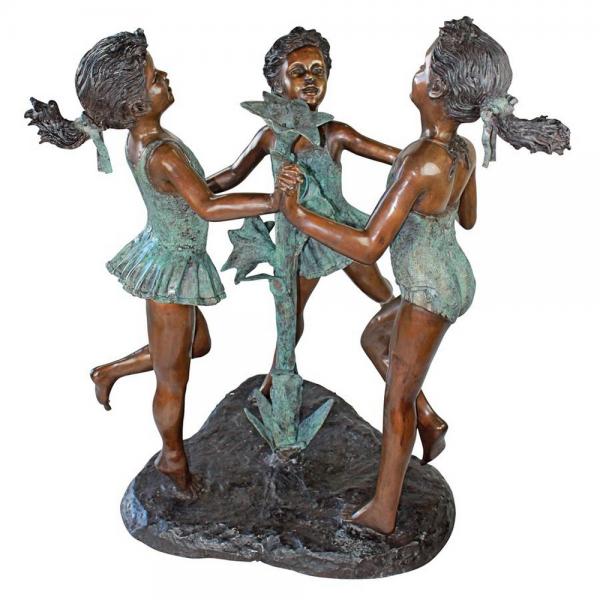 Fun In The Sun Bronze Girls Statue plus freight